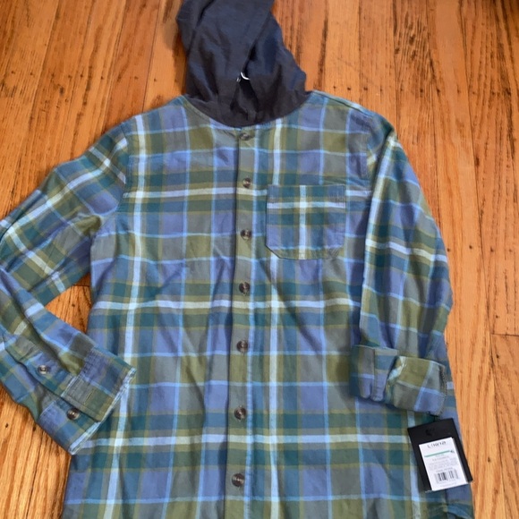 Art class size 10/12 flannel shirt w hood nwt - Picture 2 of 3